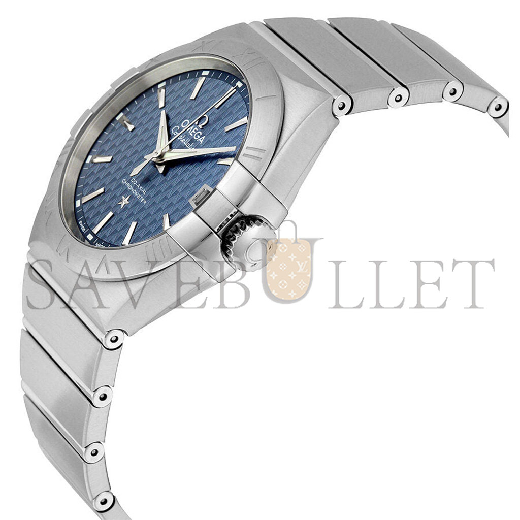 OMEGA CONSTELLATION AUTOMATIC BLUE DIAL WATCH 123.10.38.21.03.001